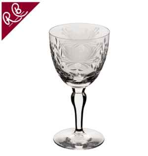 ROYAL BRIERLEY HONEYSUCKLE LARGE WINE GLASS
